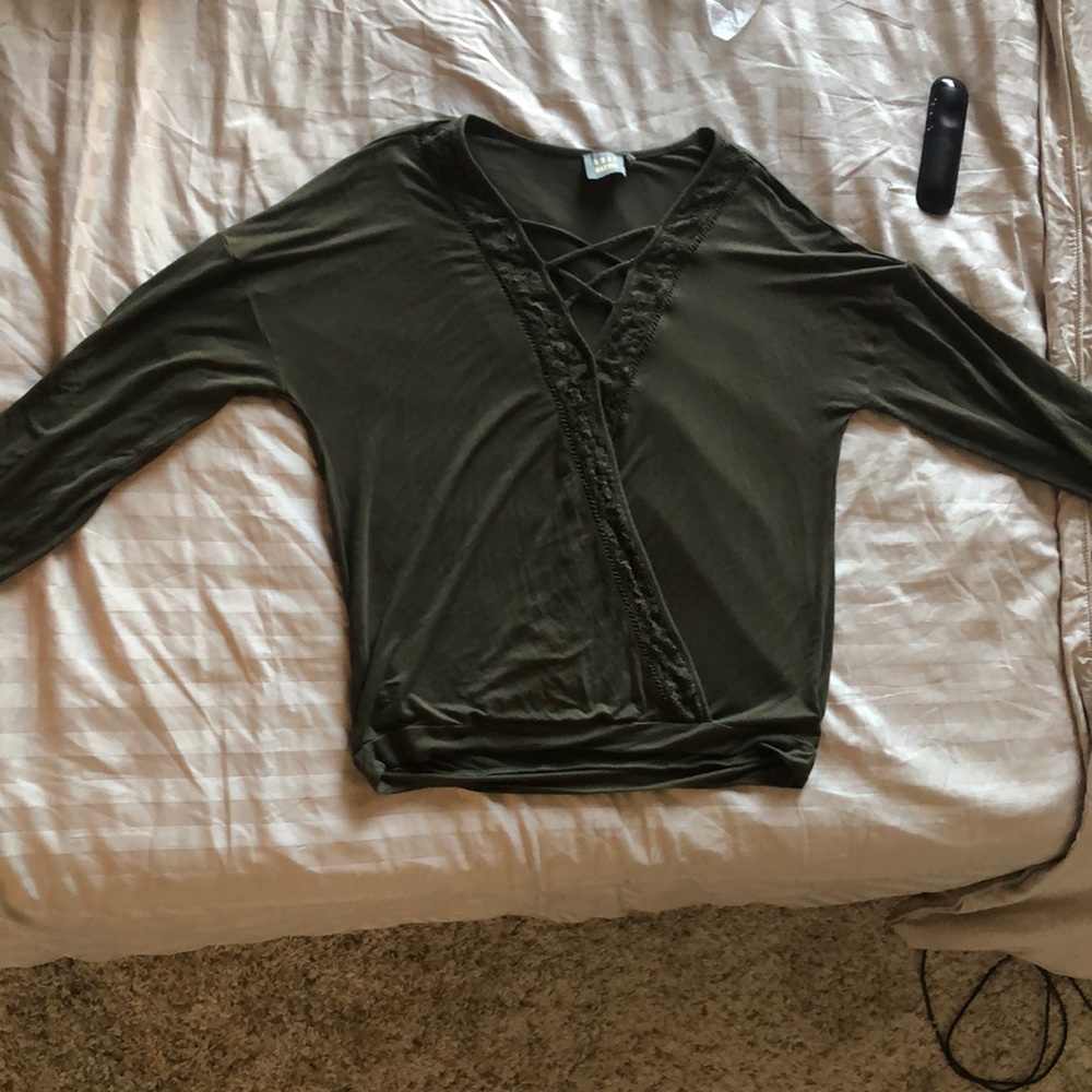 Olive, lightweight long sleeve